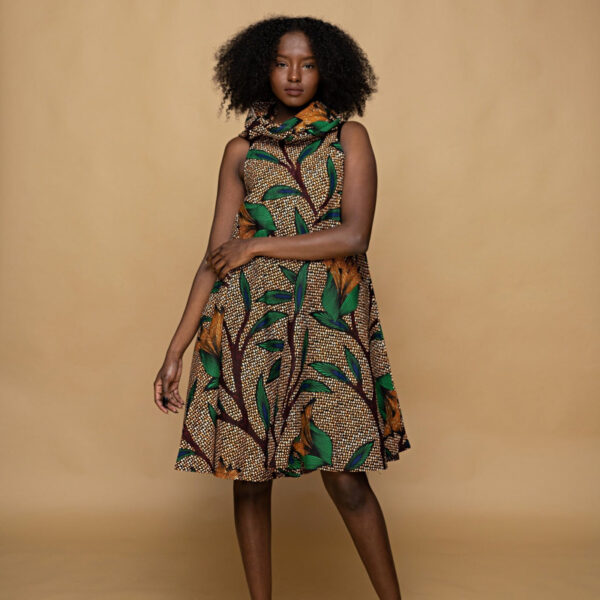 Flora Cowl Neck Dress